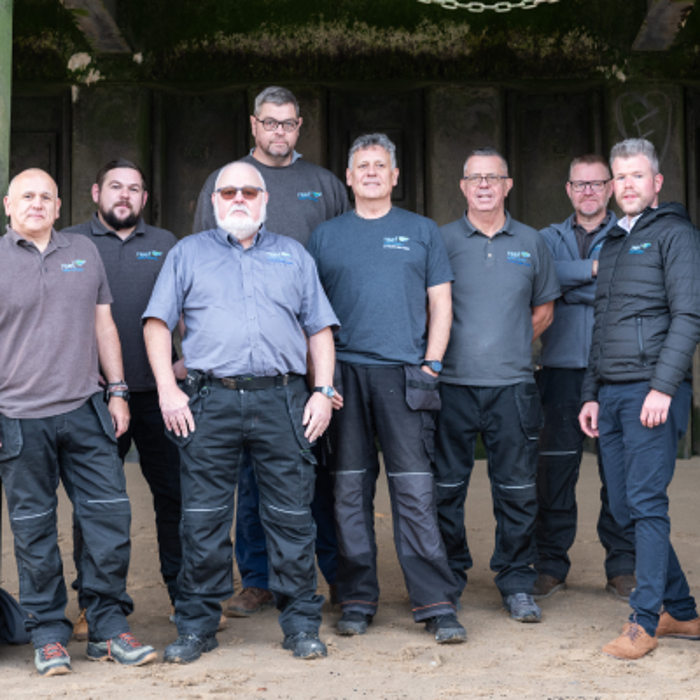 Some of the team